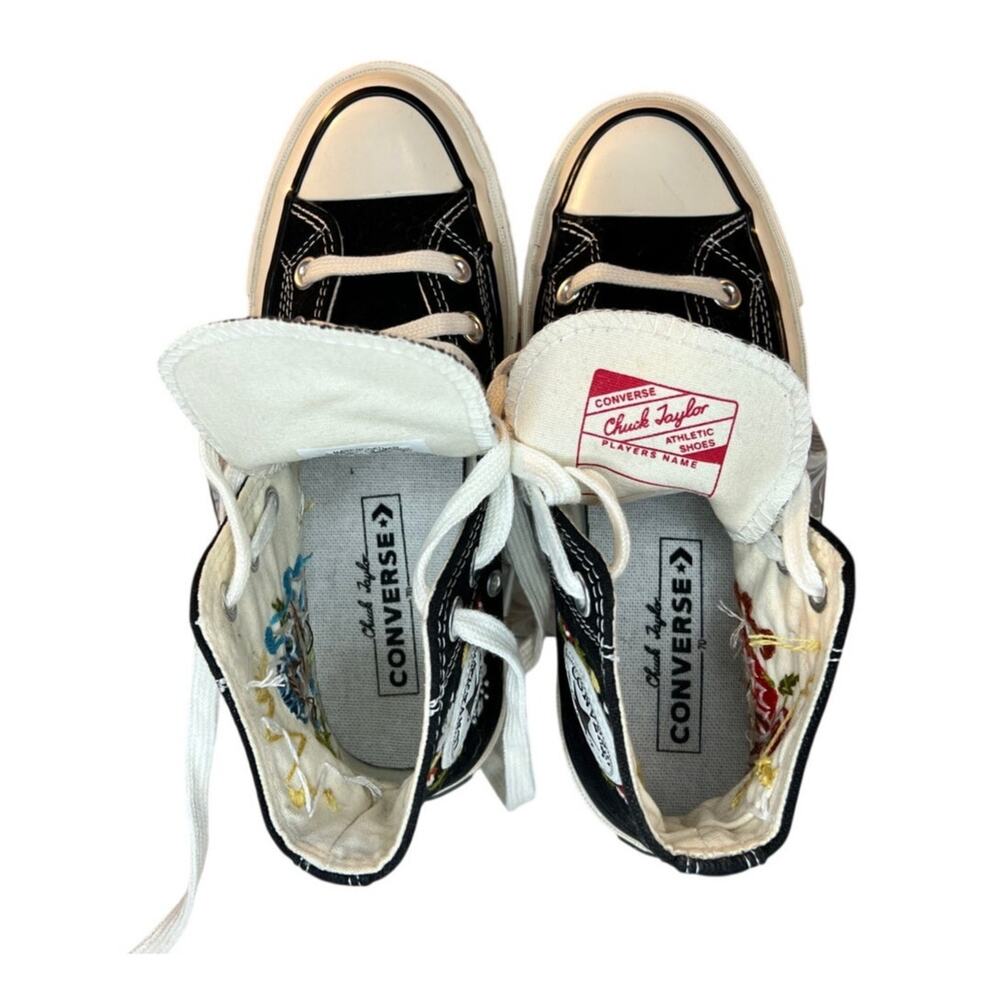 Converse Chuck Taylor All Star Embroidered Mushroom Frog High Tops 36 - Picture 8 of 9